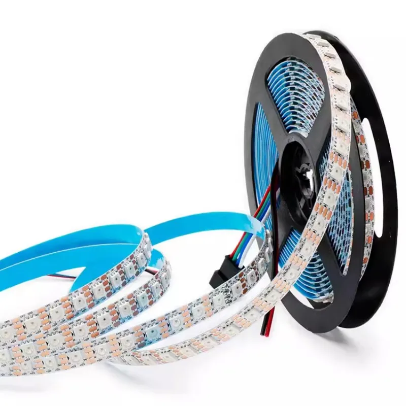 1/5m 5V WS2812 12V WS2815 LED Strip 30/60/74/96/144 LEDs/m Addressable IC Pixel 5050 RGB Lights Tape IP30/65/67 Magic Neon Bar