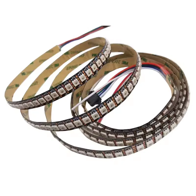 1/5m 5V WS2812 12V WS2815 LED Strip 30/60/74/96/144 LEDs/m Addressable IC Pixel 5050 RGB Lights Tape IP30/65/67 Magic Neon Bar