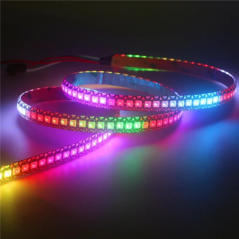 1/5m 5V WS2812 12V WS2815 LED Strip 30/60/74/96/144 LEDs/m Addressable IC Pixel 5050 RGB Lights Tape IP30/65/67 Magic Neon Bar