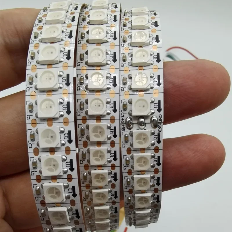 1/5m 5V WS2812 12V WS2815 LED Strip 30/60/74/96/144 LEDs/m Addressable IC Pixel 5050 RGB Lights Tape IP30/65/67 Magic Neon Bar