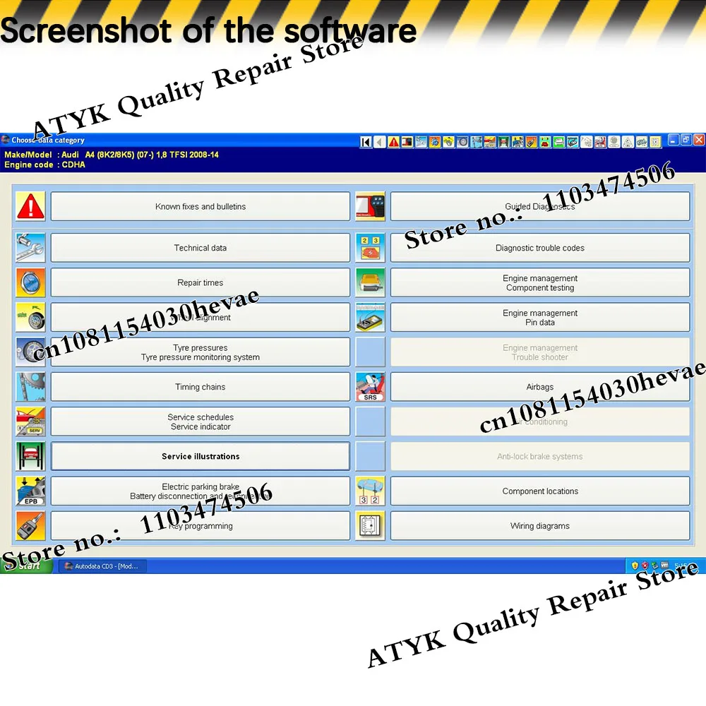 New Autodata 3.45 wiring diagrams data bate install video Repair car software Diagnostic tool VM auto data 3.45 link U disk CD
