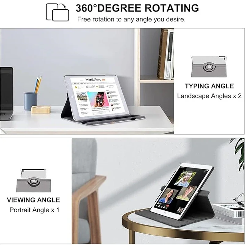 360 Rotating Case for Huawei Matepad Pro 12.2 SE 11 T10 T10S Honor Pad 10.4 X9 X8 air 11.5 Mediapad M3 M5 Lite 10 M6 10.8 Cover