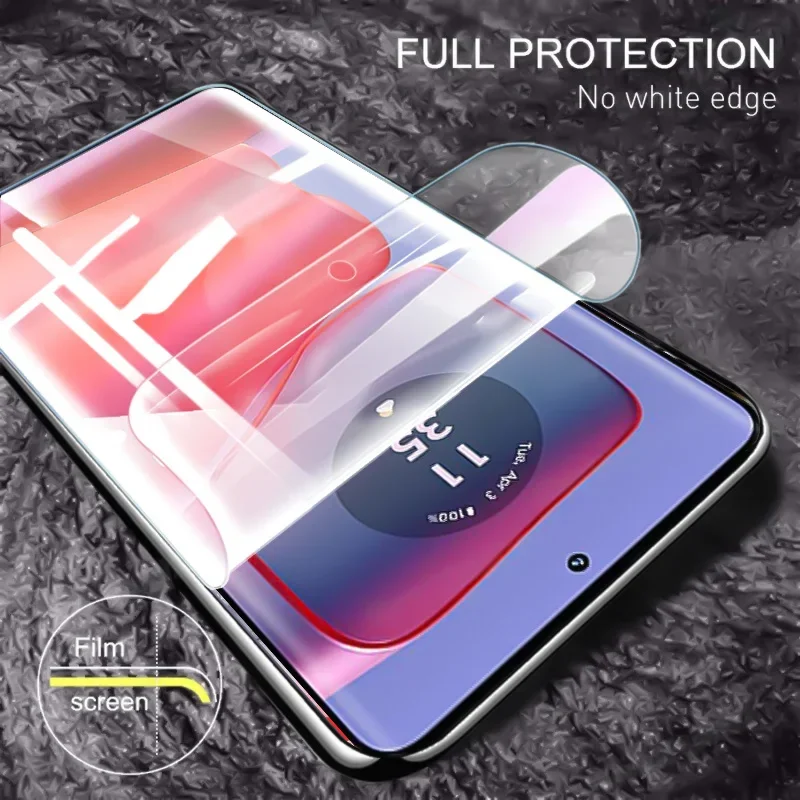 6in1 Hydrogel Film For Motorola Moto Edge 50 Pro 30 40 Pro Ultra 30 40 Neo Screen Protector For Moto G84 G54 Camera Lens Film