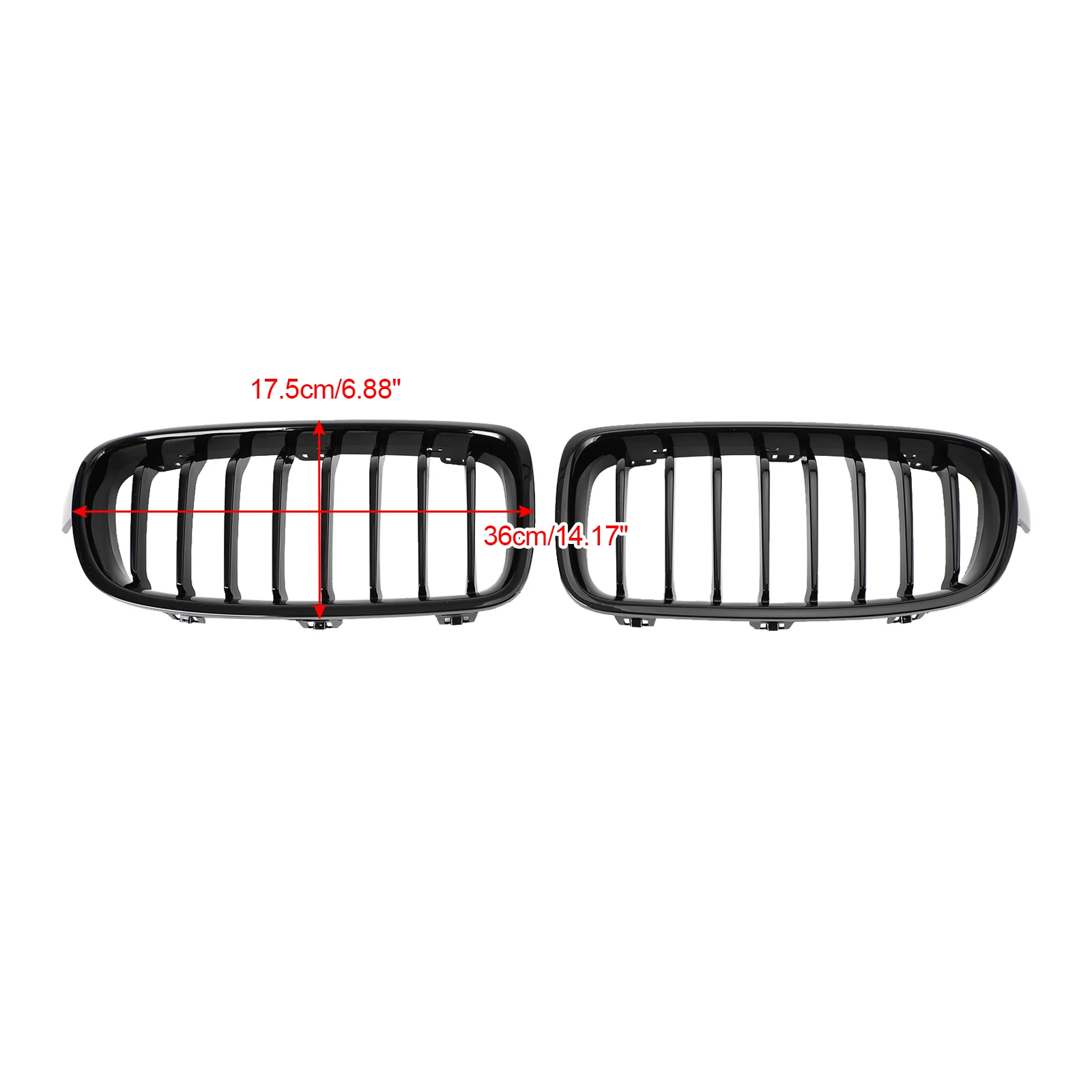 Artudatech Gloss Black Front Kidney Grill Grille Fit for BMW 3 Series F30 F31 F35 2012 2013 2014 2015 2016 2017 2018 2019