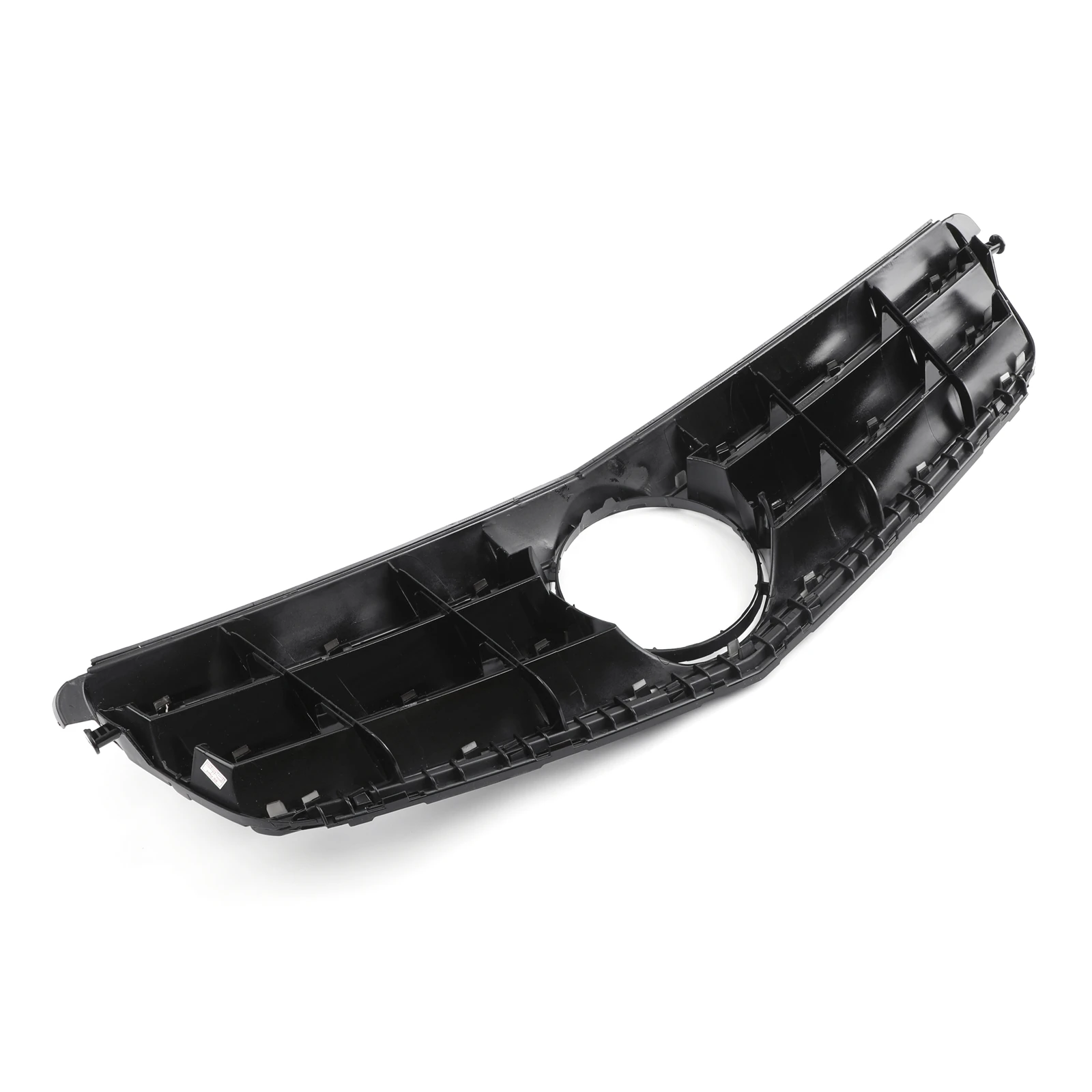 Artudatech Front Bumper Grille Fit for Benz C Class W204 W/LED Emblem C300/C350 2008 2009 2010 2011 2012 2013 2014 Blk