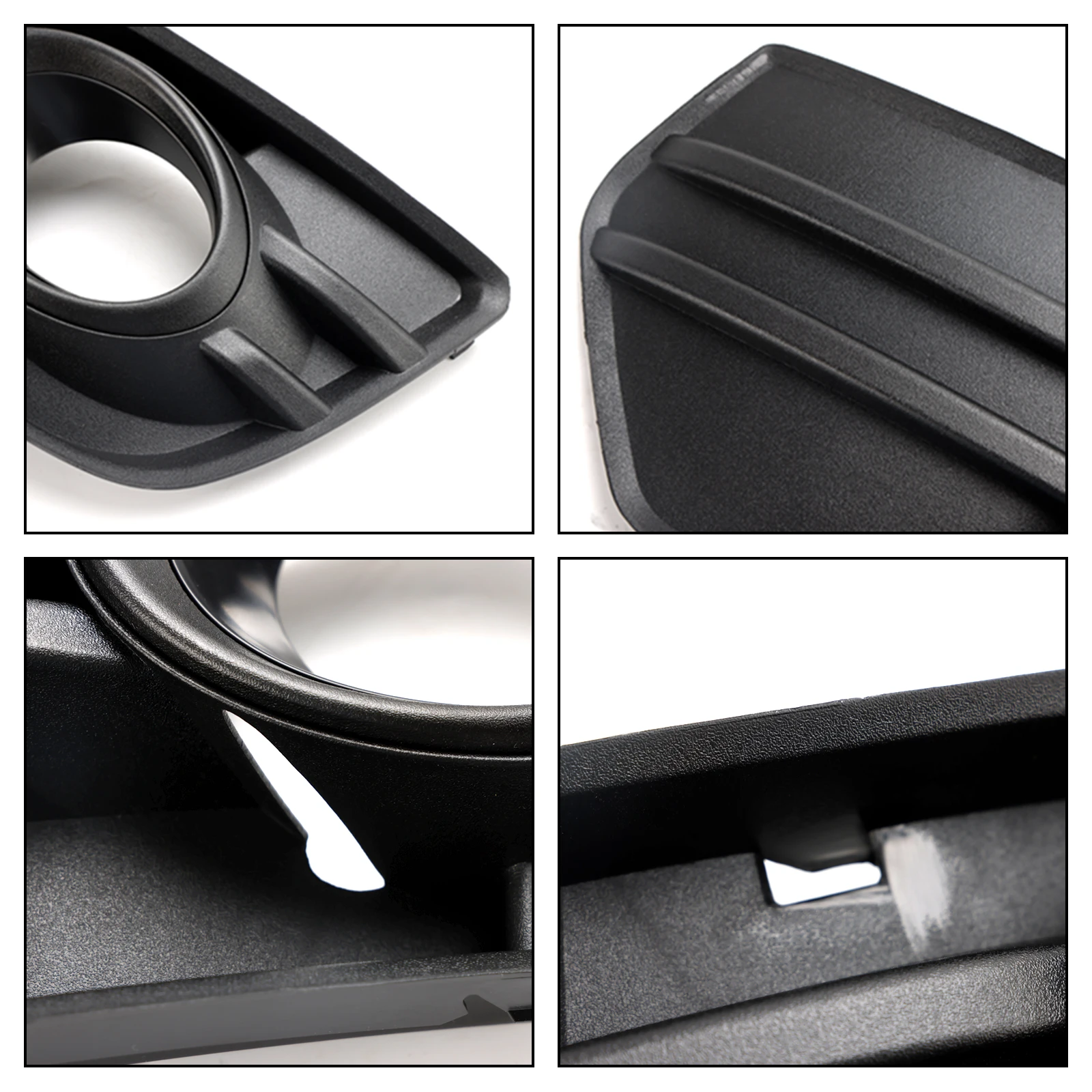 Artudatech 2PCS Front Bumper Grill Fog Light Lamp Covers Trim Fit for Audi Q5 2009-2012