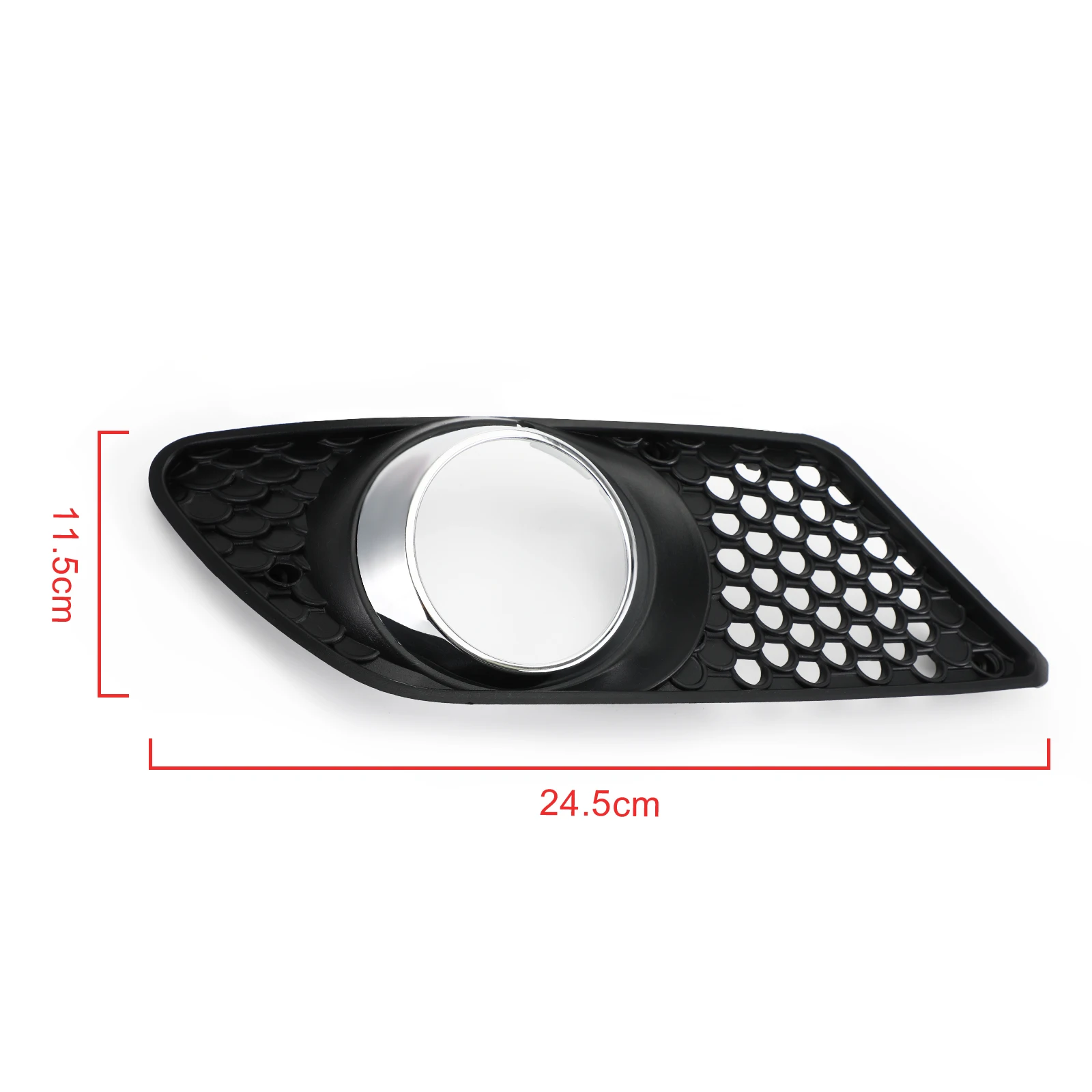 Artudatech Pair Front Bumper Fog Light Grill Set Fit for Mercedes Benz C-Class W204 2008-2010