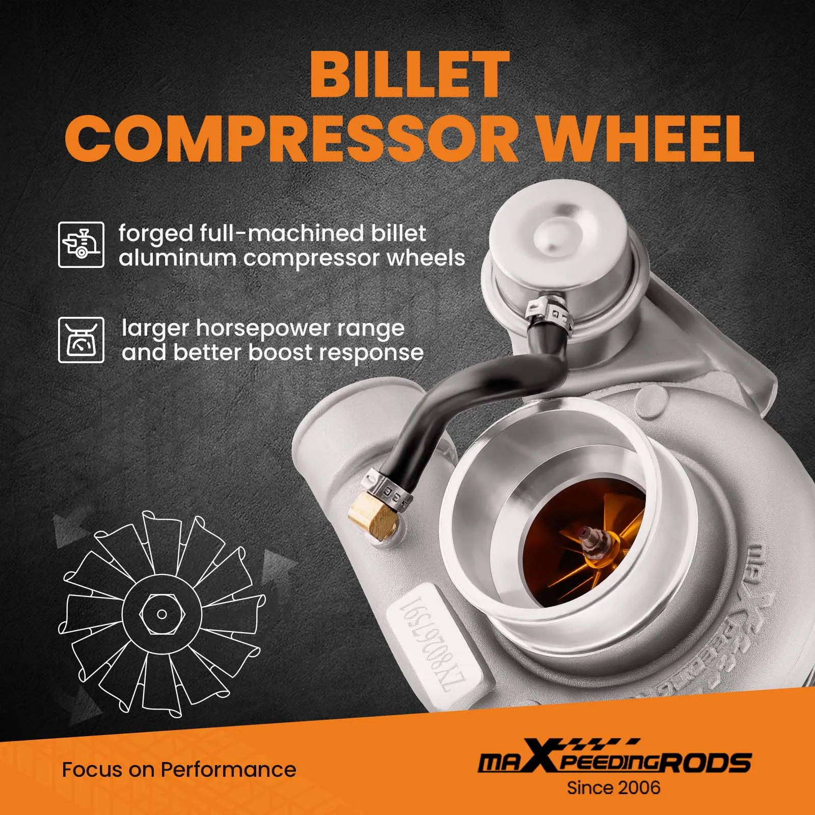 GT2871 GT2860 Universal Turbo Turbocharger Kit for 1.5-2.0L Street type Upgraded Billet Compressor Wheel Water + Oil Cooled
