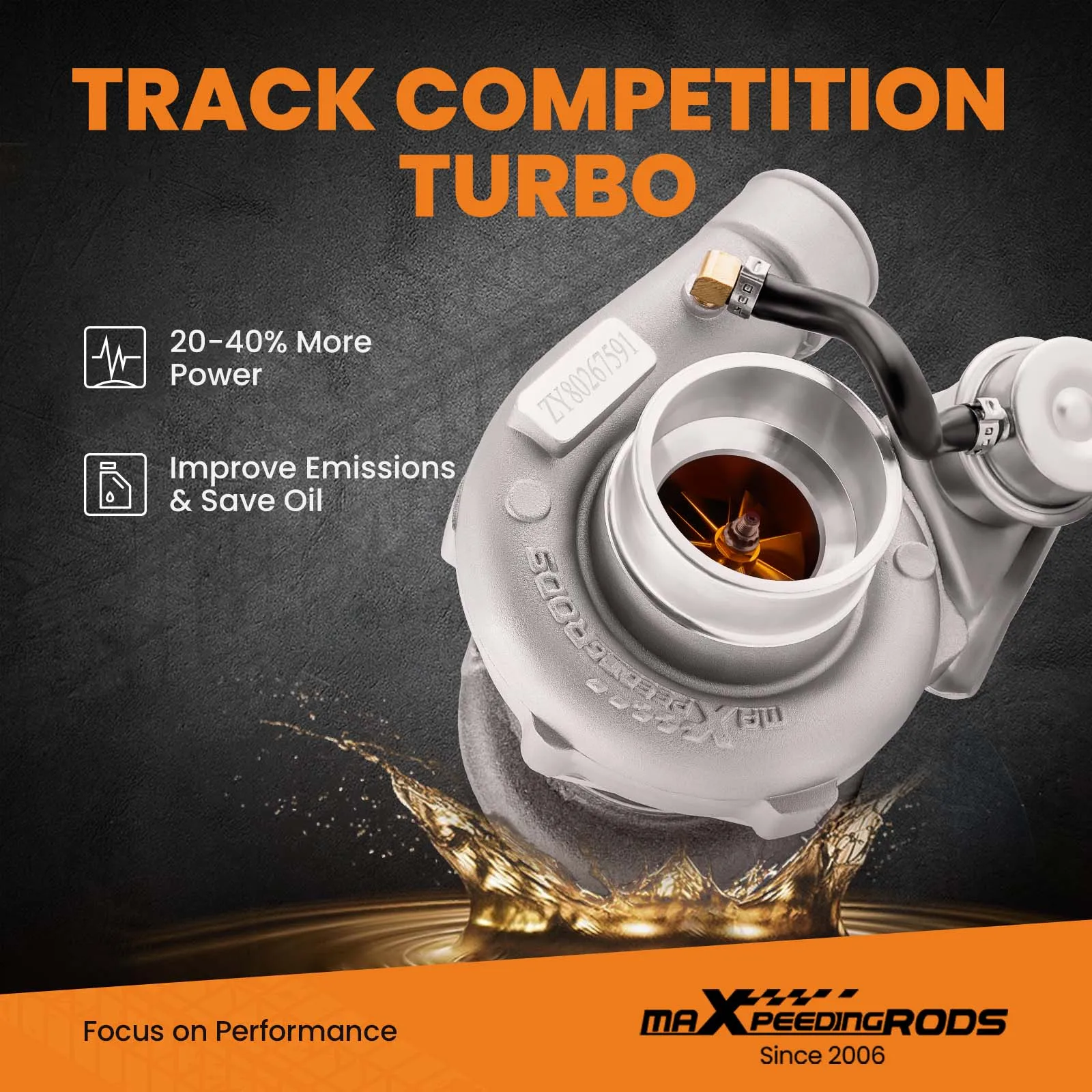 GT2871 GT2860 Universal Turbo Turbocharger Kit for 1.5-2.0L Street type Upgraded Billet Compressor Wheel Water + Oil Cooled