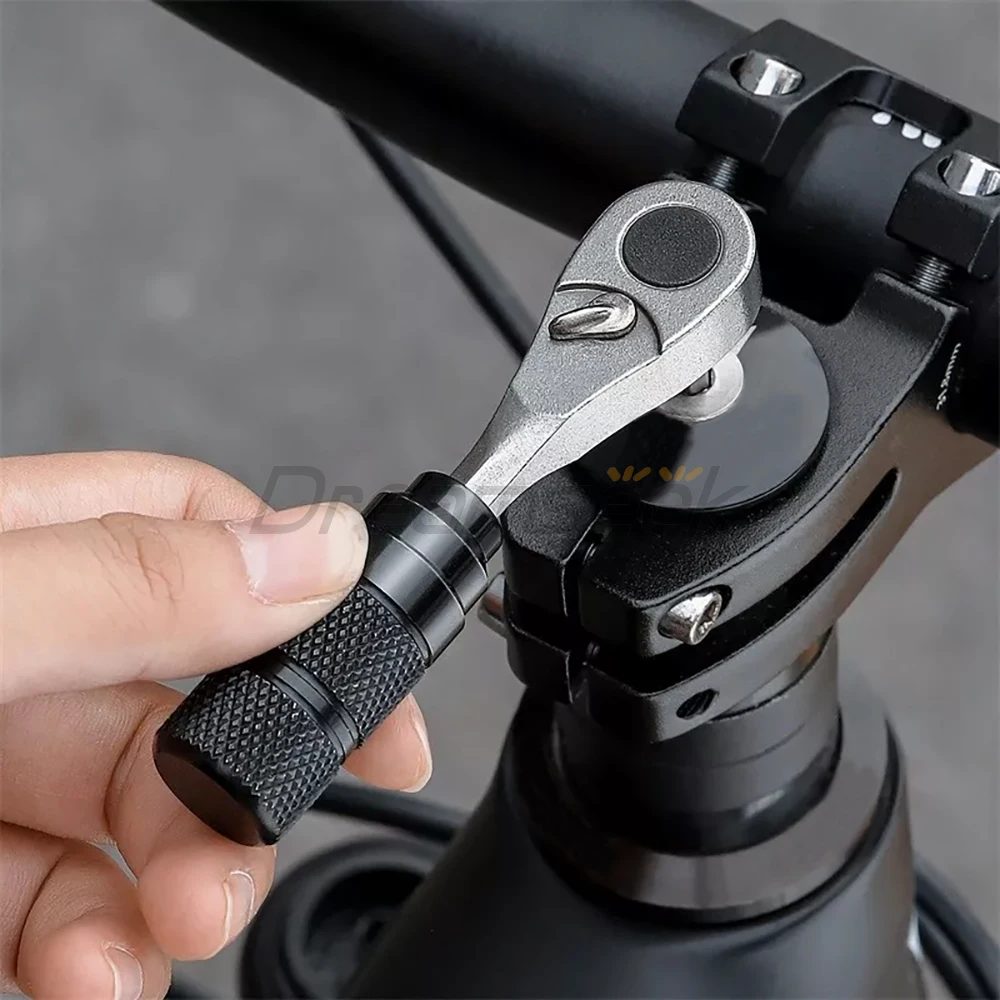 Mini Bike Repair Tool Kit Bicycle Ratchet Wrench Pump Tire Lever Multi-Purpose Set Portable Storage Bag Box Cycling Accessories