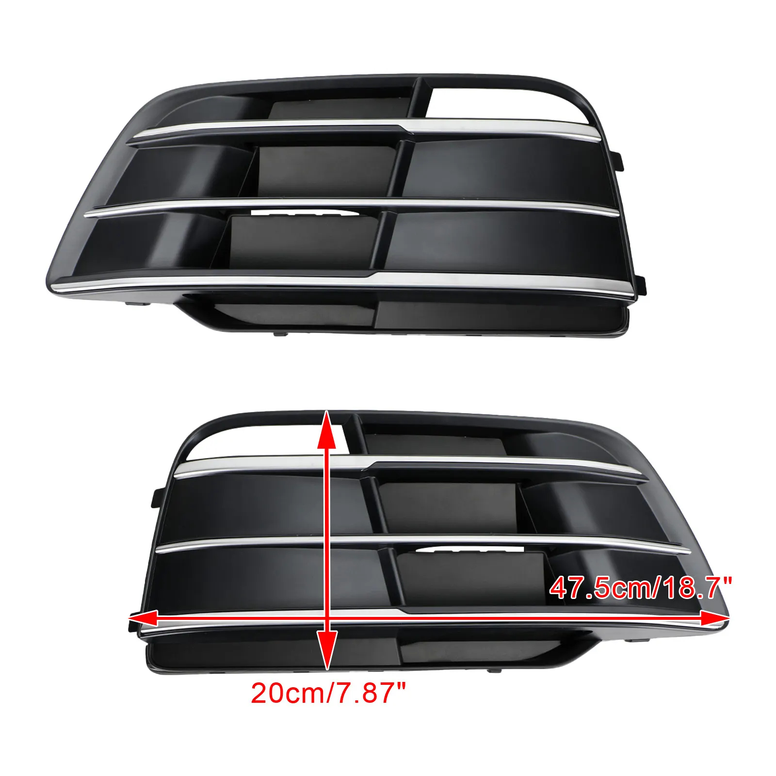Artudatech Front Bumper Grille Grill 80A807679MRU6 Fit for Audi Q5 SQ5 2018-2022 Pre-Facelift