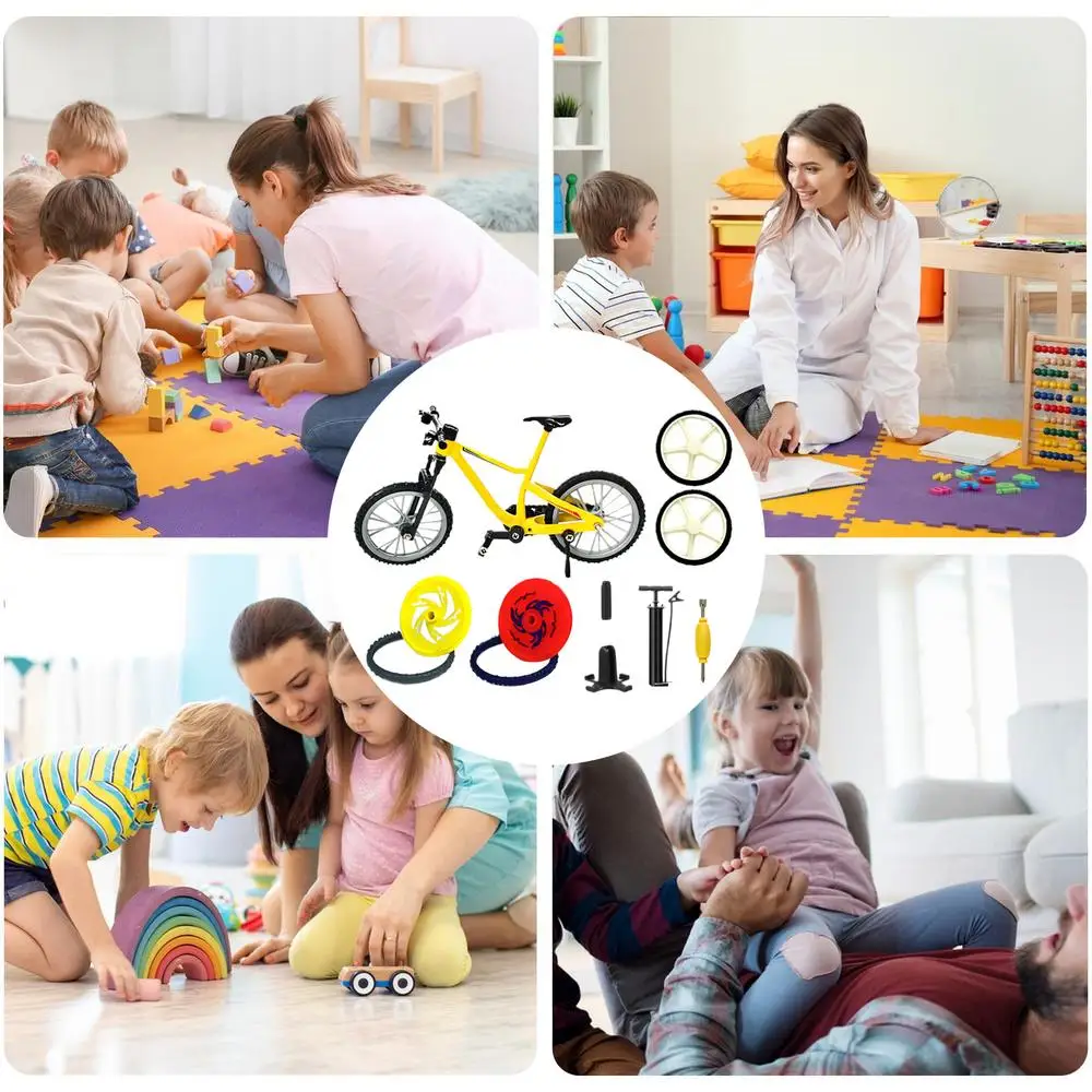 Finger BMX Toy Sports Finger Cycle Toys With Modifiable Parts Miniature Desk Outdoor Sports Ornament For Bookshelf Windowsill