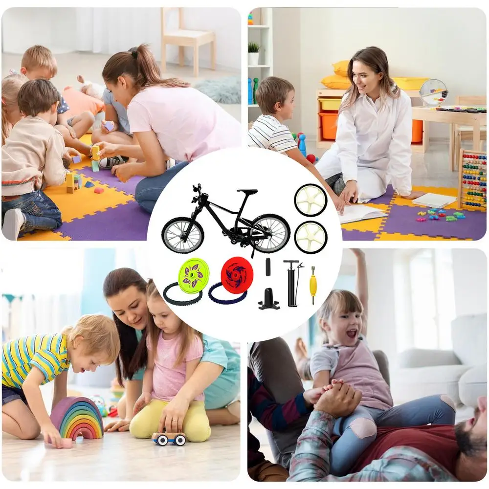 Finger BMX Toy Sports Finger Cycle Toys With Modifiable Parts Miniature Desk Outdoor Sports Ornament For Bookshelf Windowsill