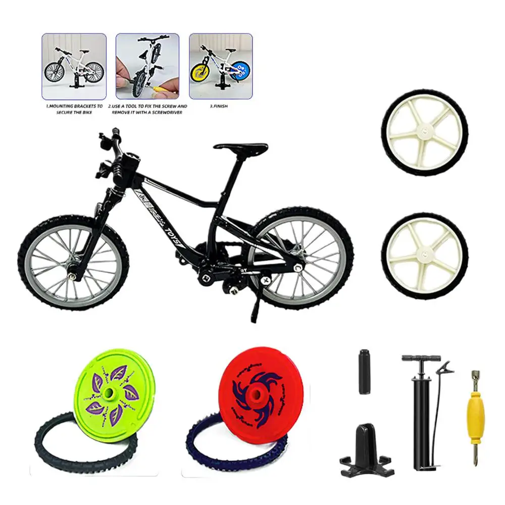 Finger BMX Toy Sports Finger Cycle Toys With Modifiable Parts Miniature Desk Outdoor Sports Ornament For Bookshelf Windowsill