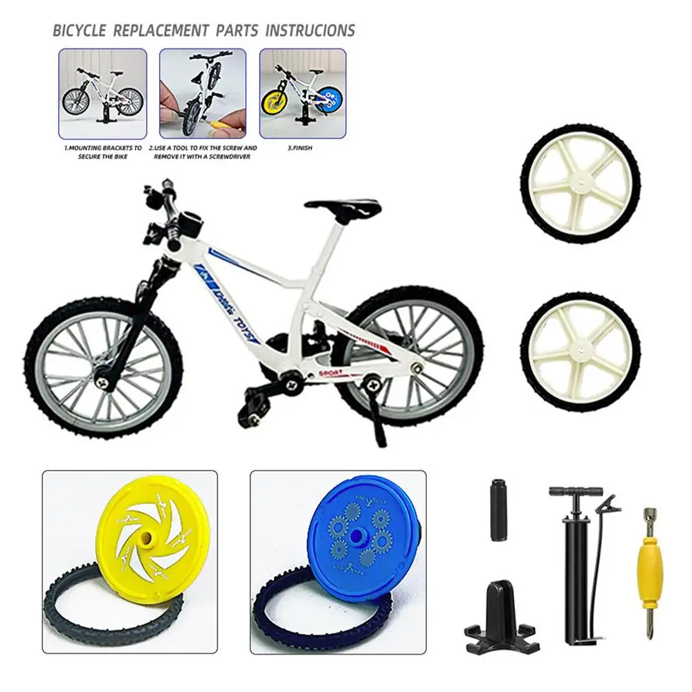 Finger BMX Toy Sports Finger Cycle Toys With Modifiable Parts Miniature Desk Outdoor Sports Ornament For Bookshelf Windowsill