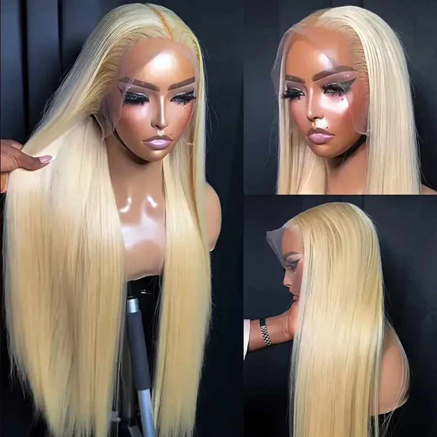 613 Hd Lace Frontal Wig 13x6 Blonde Lace Front Wig Human Hair 30 Inch 13x4 Honey Blond Bone Straight Human Hair Wigs For Women
