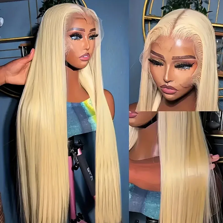 613 Hd Lace Frontal Wig 13x6 Blonde Lace Front Wig Human Hair 30 Inch 13x4 Honey Blond Bone Straight Human Hair Wigs For Women
