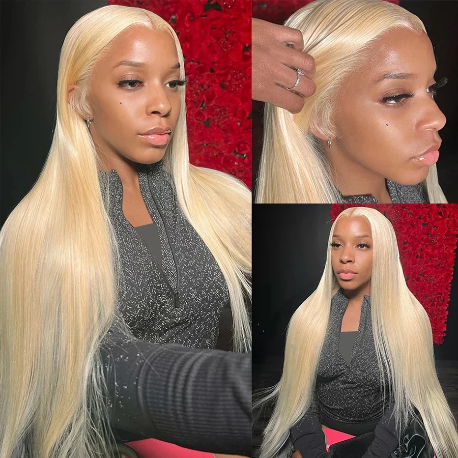 613 Hd Lace Frontal Wig 13x6 Blonde Lace Front Wig Human Hair 30 Inch 13x4 Honey Blond Bone Straight Human Hair Wigs For Women