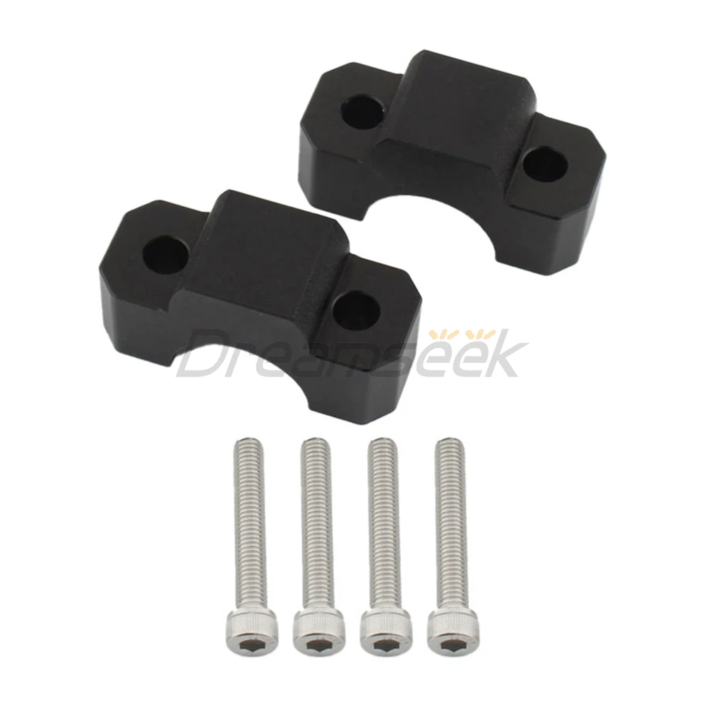 Black Handlebar Riser Clamp for Honda CRF1100L Africa Twin Adventure Sports 2020+ Motorcycle Handle Bar Extend Mount Adapter CNC