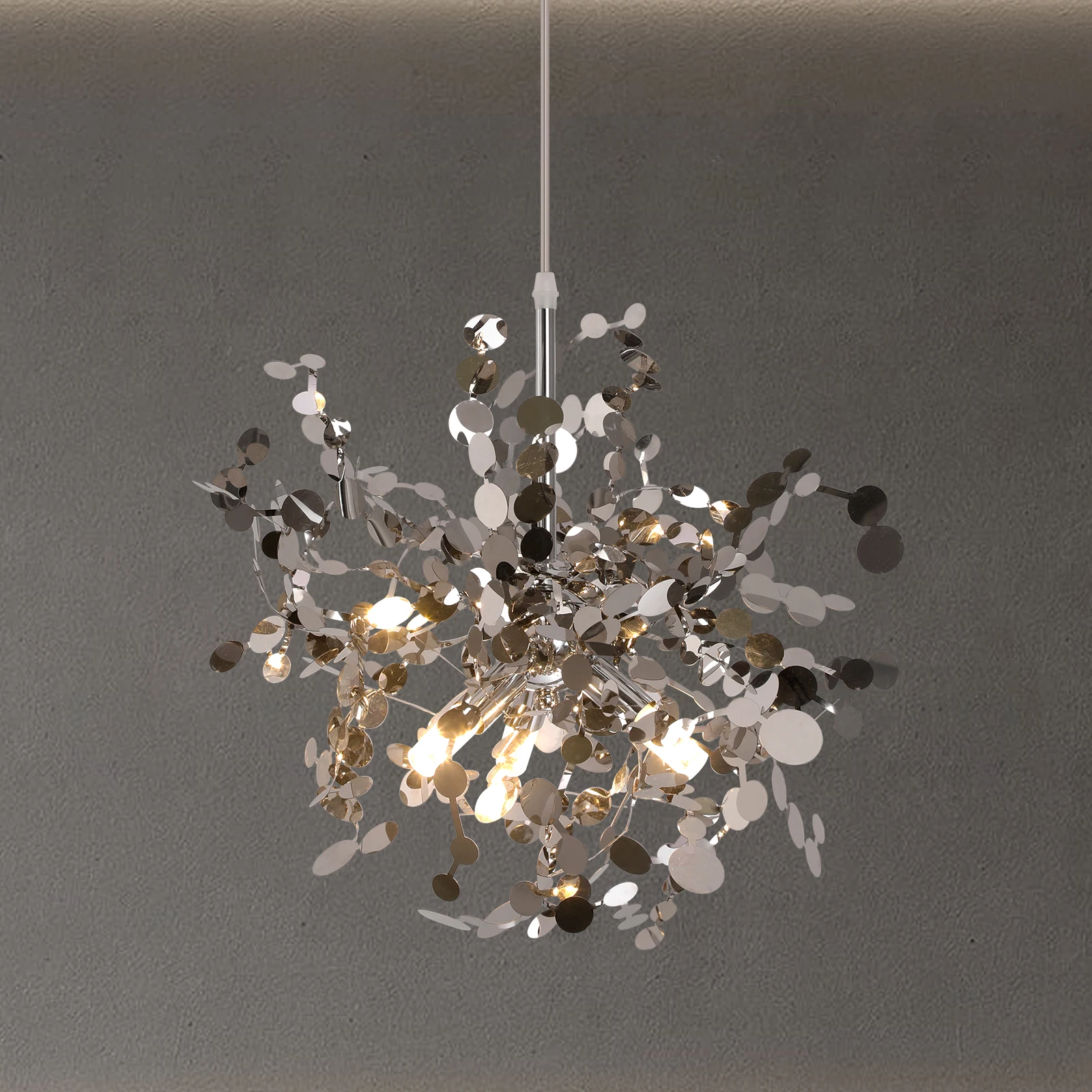 Pendant Light LED Stainless Steel Art Home Decora Ceiling Lamp For Bedroom Bedside Hanging Lamp Dining Room Lighting Fixtures G9