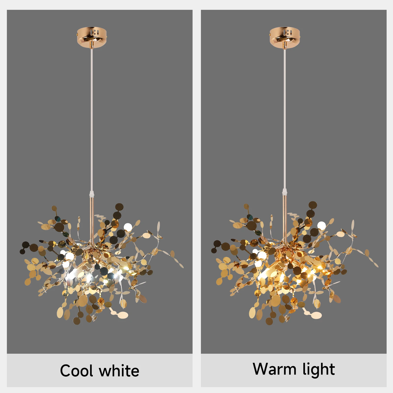 Pendant Light LED Stainless Steel Art Home Decora Ceiling Lamp For Bedroom Bedside Hanging Lamp Dining Room Lighting Fixtures G9