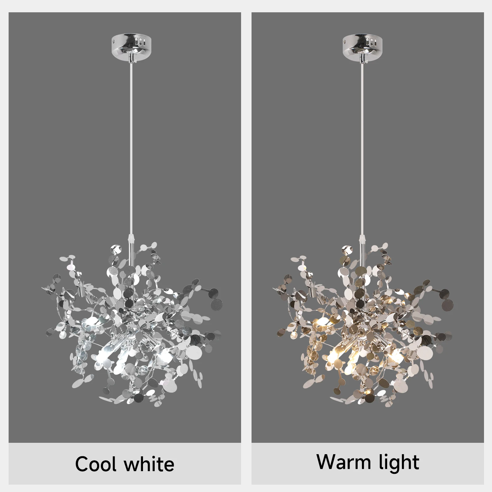 Pendant Light LED Stainless Steel Art Home Decora Ceiling Lamp For Bedroom Bedside Hanging Lamp Dining Room Lighting Fixtures G9