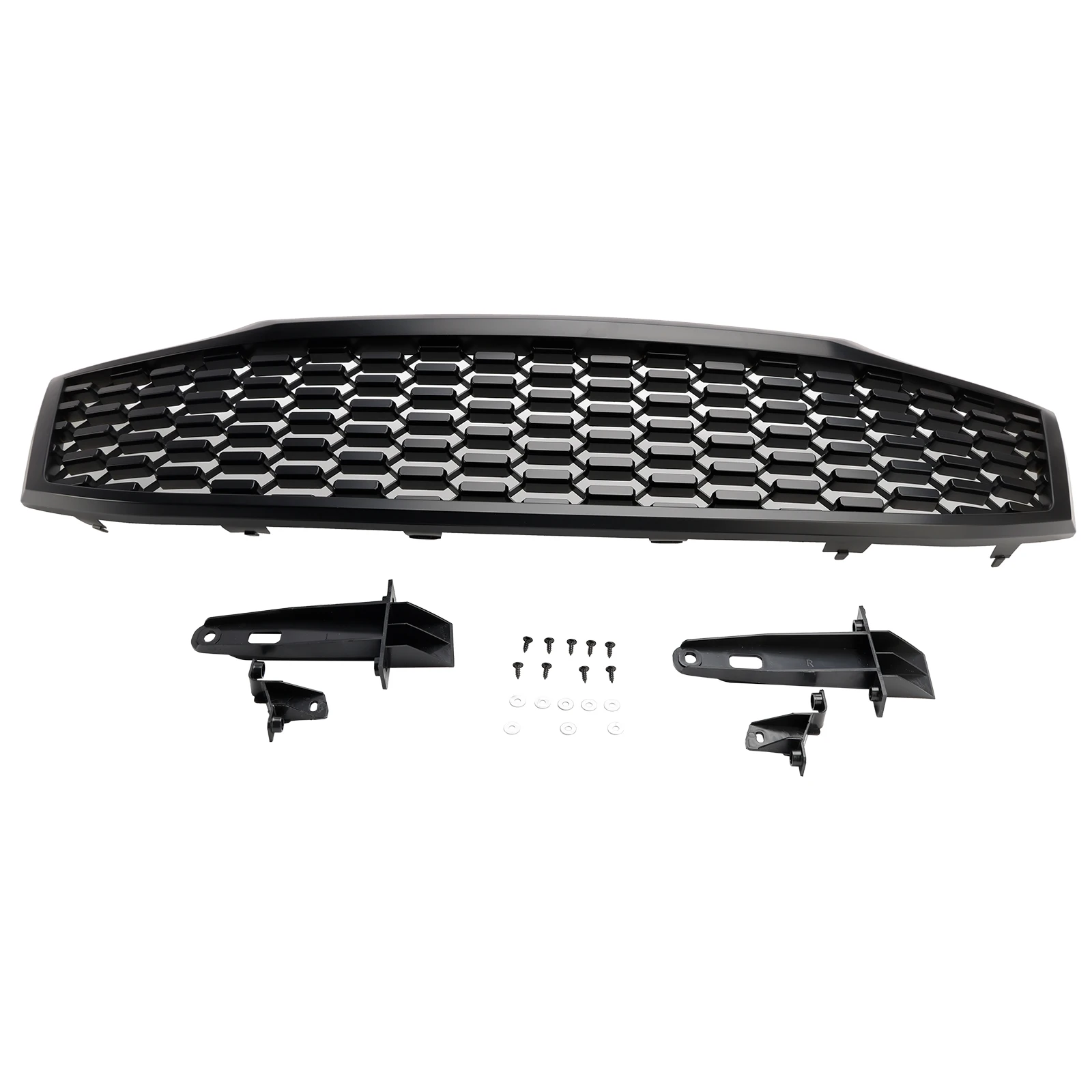 Artudatech Matt Black Front Bumper Grill Grille Fit for Toyota Hilux Vigo MK7 2012-2014