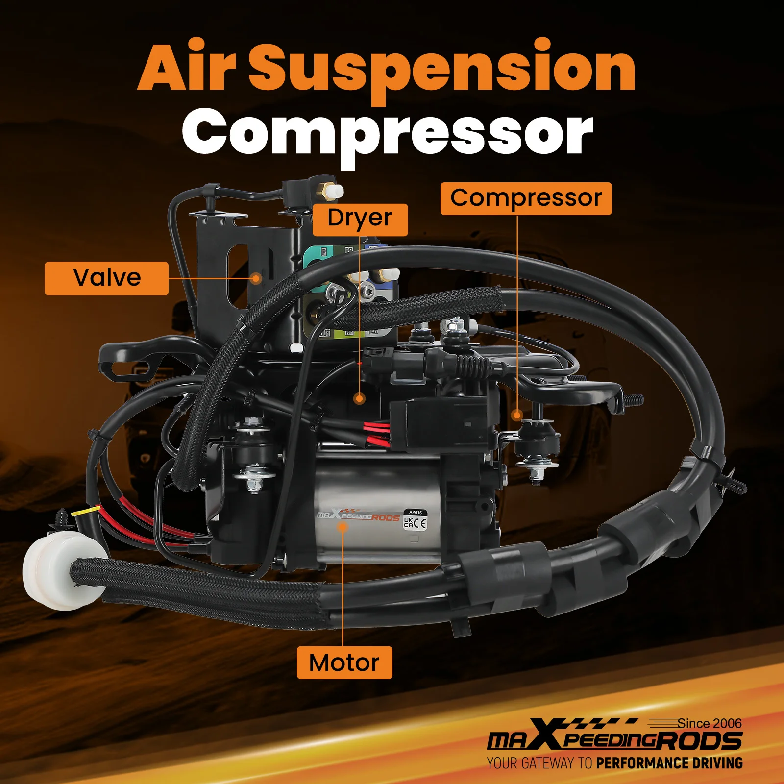 Air Suspension Compressor Valve Block For Jeep Grand Cherokee WK2 68041137AE