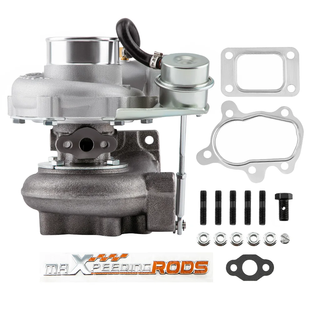 T25 Turbo GT2871 GT28 Universal T28 GT2860 Turbo Turbine A/R .64 Universal Turbo Charger for 1.5-2.0L Billet Turbocharger Turbine Up to 400HP