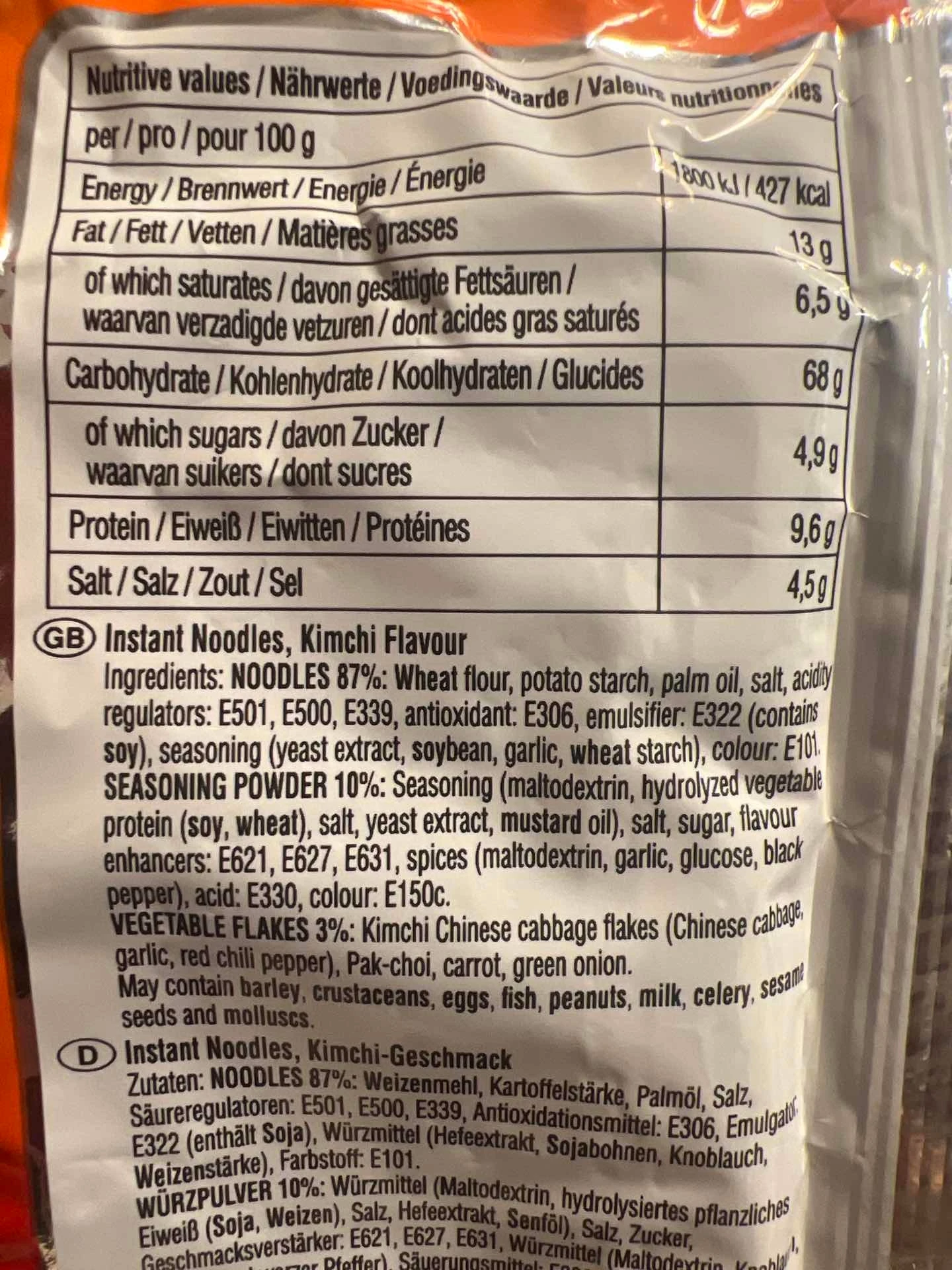 Nongshim Shin Ramyun Kimchi 120G/bag *20