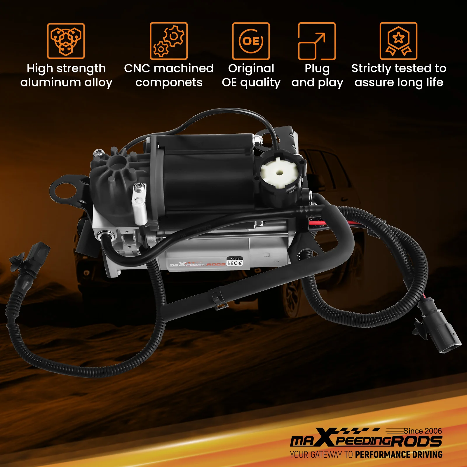 Air Suspension Compressor for Audi A8 D3 4E 2003-10 10 12 Cylinder 4E0616007E Shock Absorber Parts
