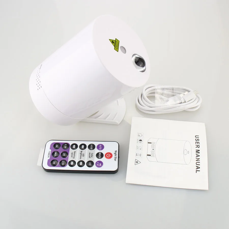 ESHINY Laser RGB LED Galaxy Aurora Night Light For Children Kids Stars Sky Projector Nebula Cloud Lamp Effect Lamp X100N6