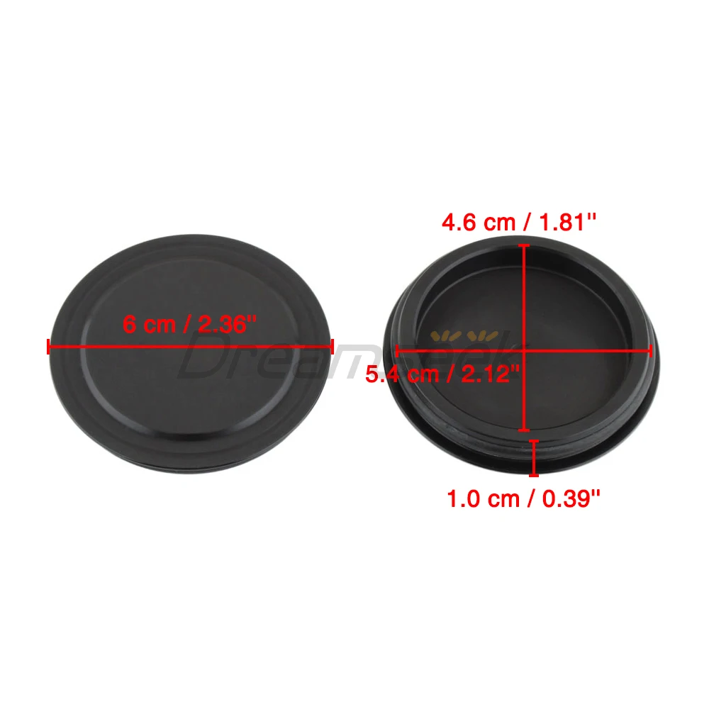 Black Frame Hole Plug Cap Cover for Yamaha VMAX 1200 1985-2007 Motorcycle Frame Body Insert Guard Protector Decorative Aluminum