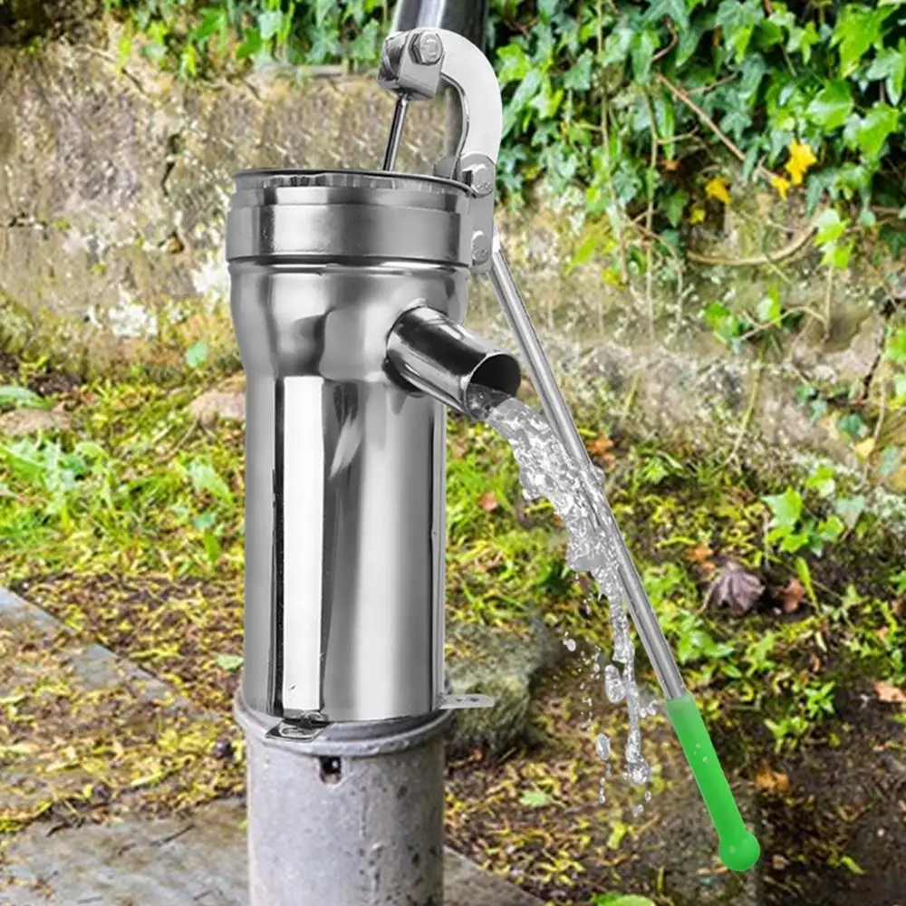 Stainless Steel household Manual Water Pump Durable Domestic Oil Pump Well Hand Shake Suction Pump manual water pressure devices