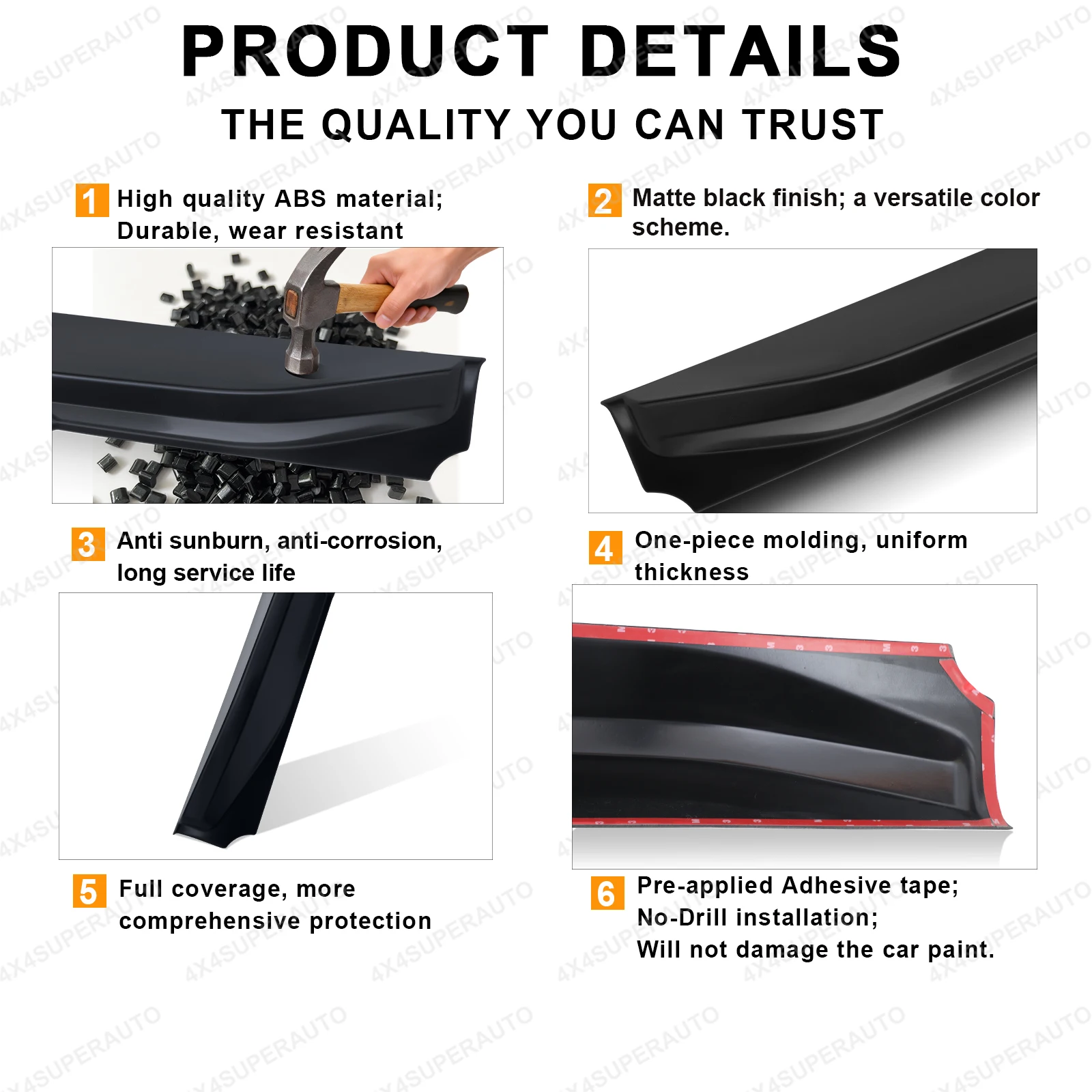 Rear Spoiler Cover For Mitsubishi L200 Triton 2019-2023 MR ABS Tail Gate Rail Guard Truck Cover Protector Car Styling Accessorie