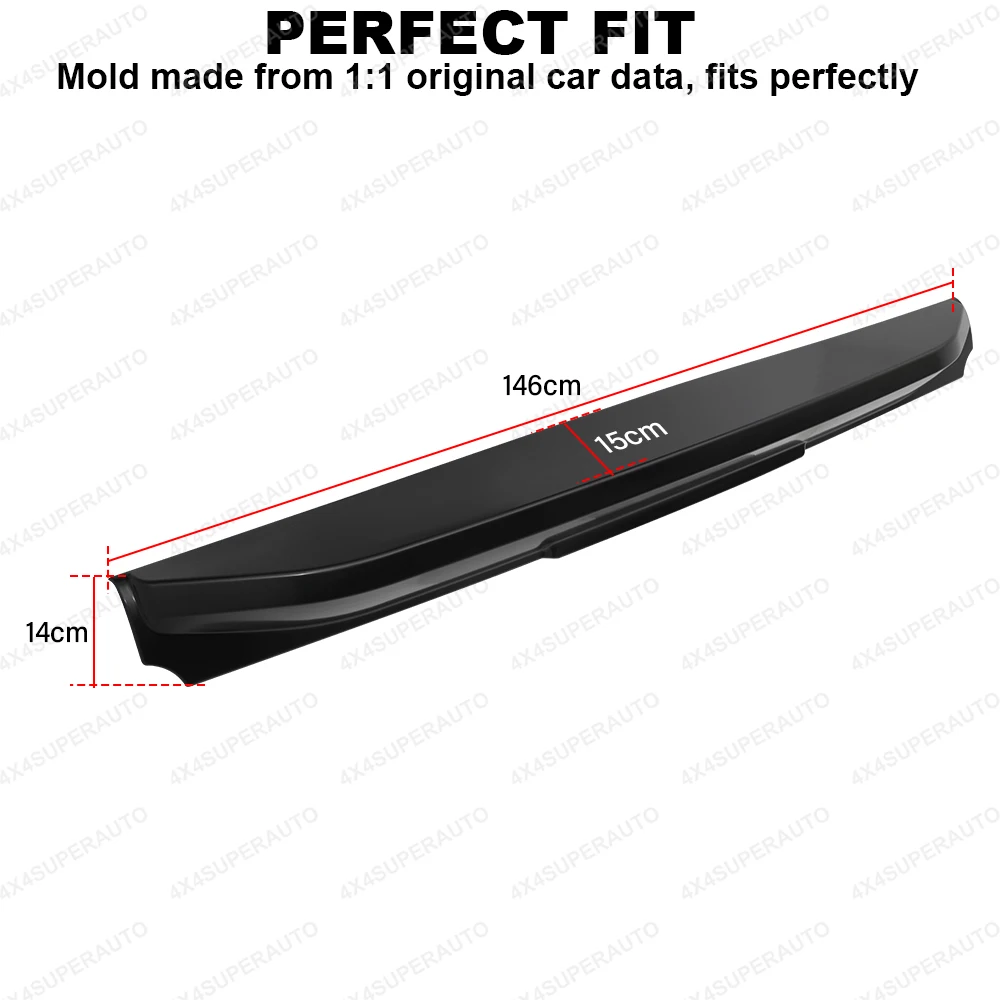 Rear Spoiler Cover For Mitsubishi L200 Triton 2019-2023 MR ABS Tail Gate Rail Guard Truck Cover Protector Car Styling Accessorie