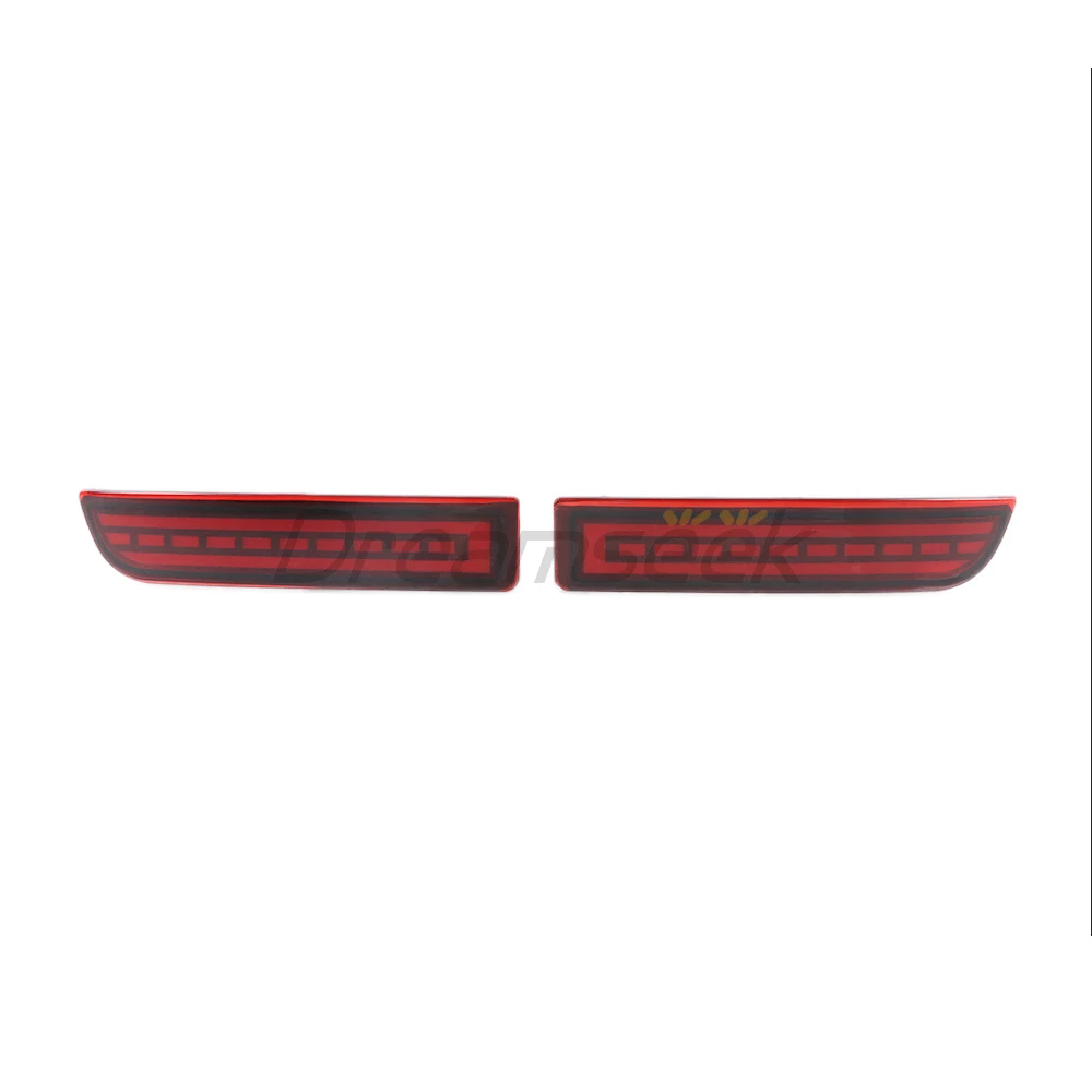 LED Rear Bumper Brake Tail Light for Toyota RAV4 2006-12,Toyota Avensis 09-15, Toyota Alphard 10-14 Reflector Lamp w/ Turn LH+RH