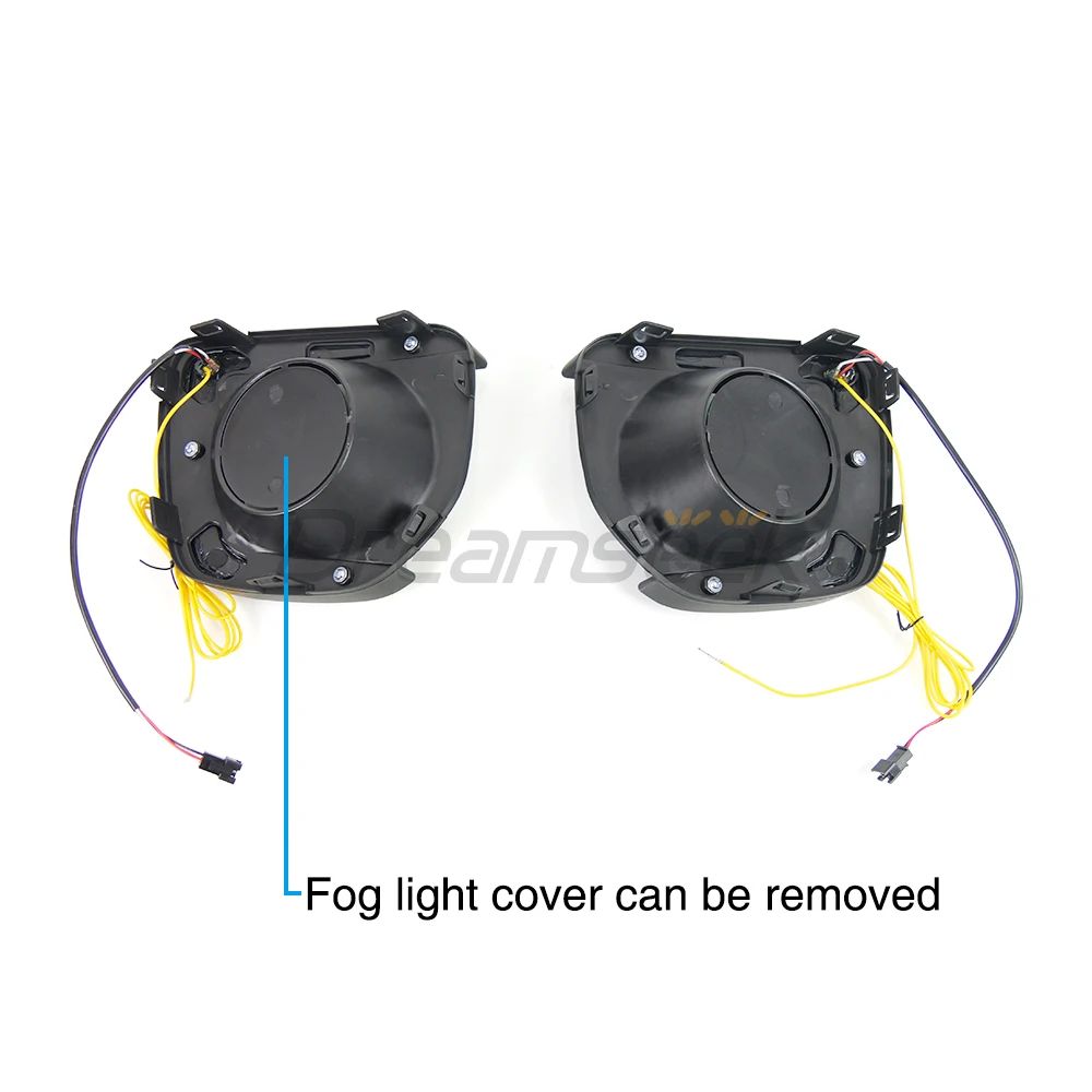 LED DRL Daytime Running Light For Suzuki Jimny Facelift Model 2012-2018 Front Bumper Fog Lamp w/ Sequential Dynamic Turn Signal