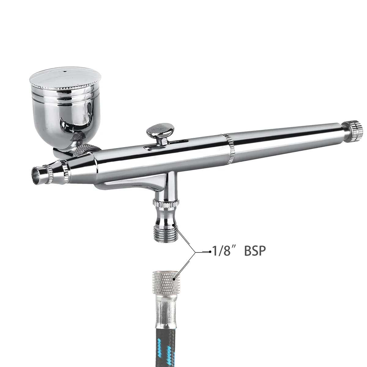 Air Brush Kit Artist Crafts Airbrush Hobby Spray Gun & 0.2mm/0.3mm /0.5mm Nozzles for Painting Cake Decorating Model Art Tattoos