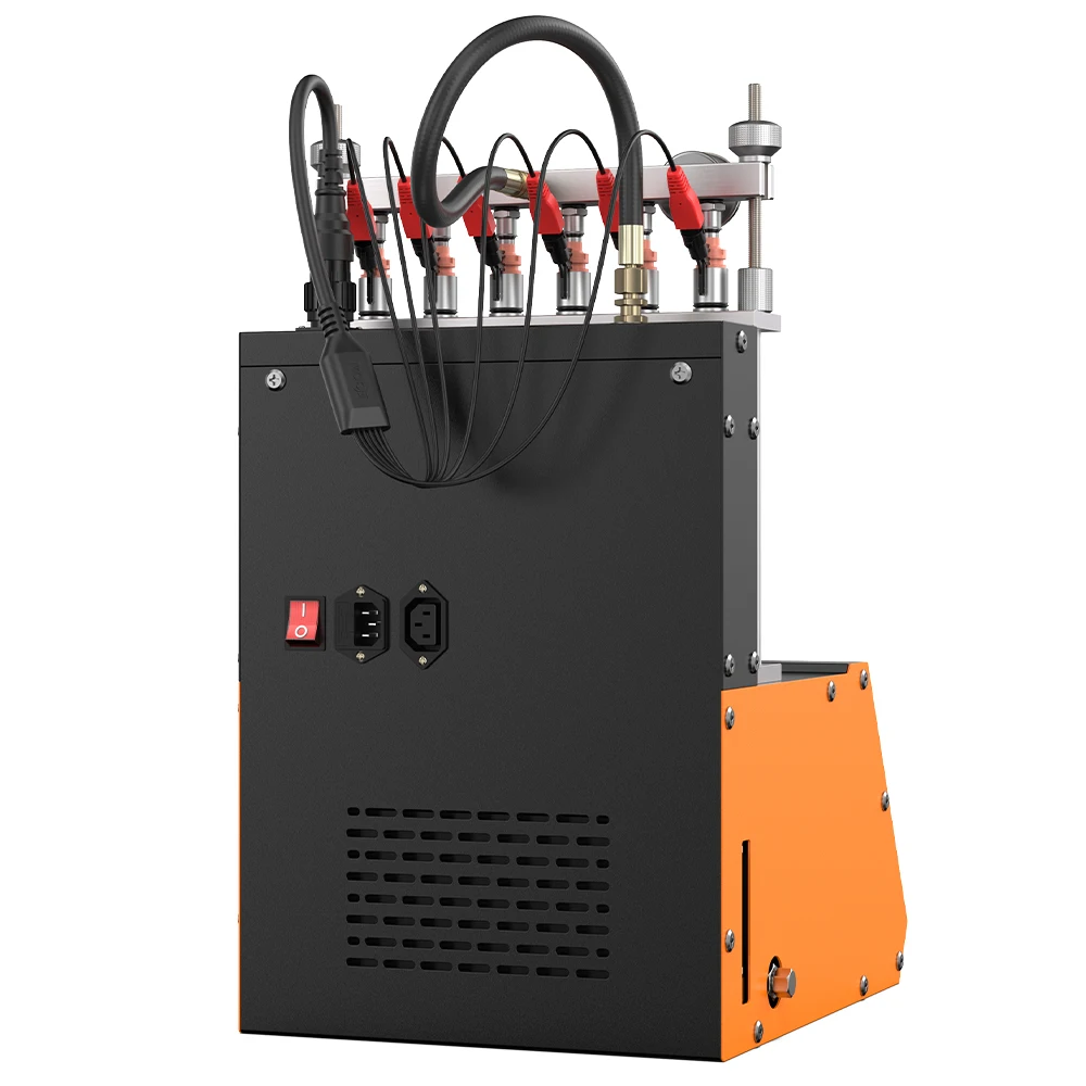 ANCEL ANJ600 GDI Piezo EFI FEI Piezoelectric Fuel Injector Cleaner & Tester Machine 6 Cylinders for Car Motorcycle Cleaning