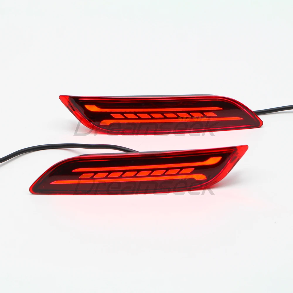LED Reflector Rear Bumper Tail Light For Toyota Camry XV70 2018 2019 2020 2021 2022 2023 Brake Fog Lamp W/ Dynamic Turn Signal
