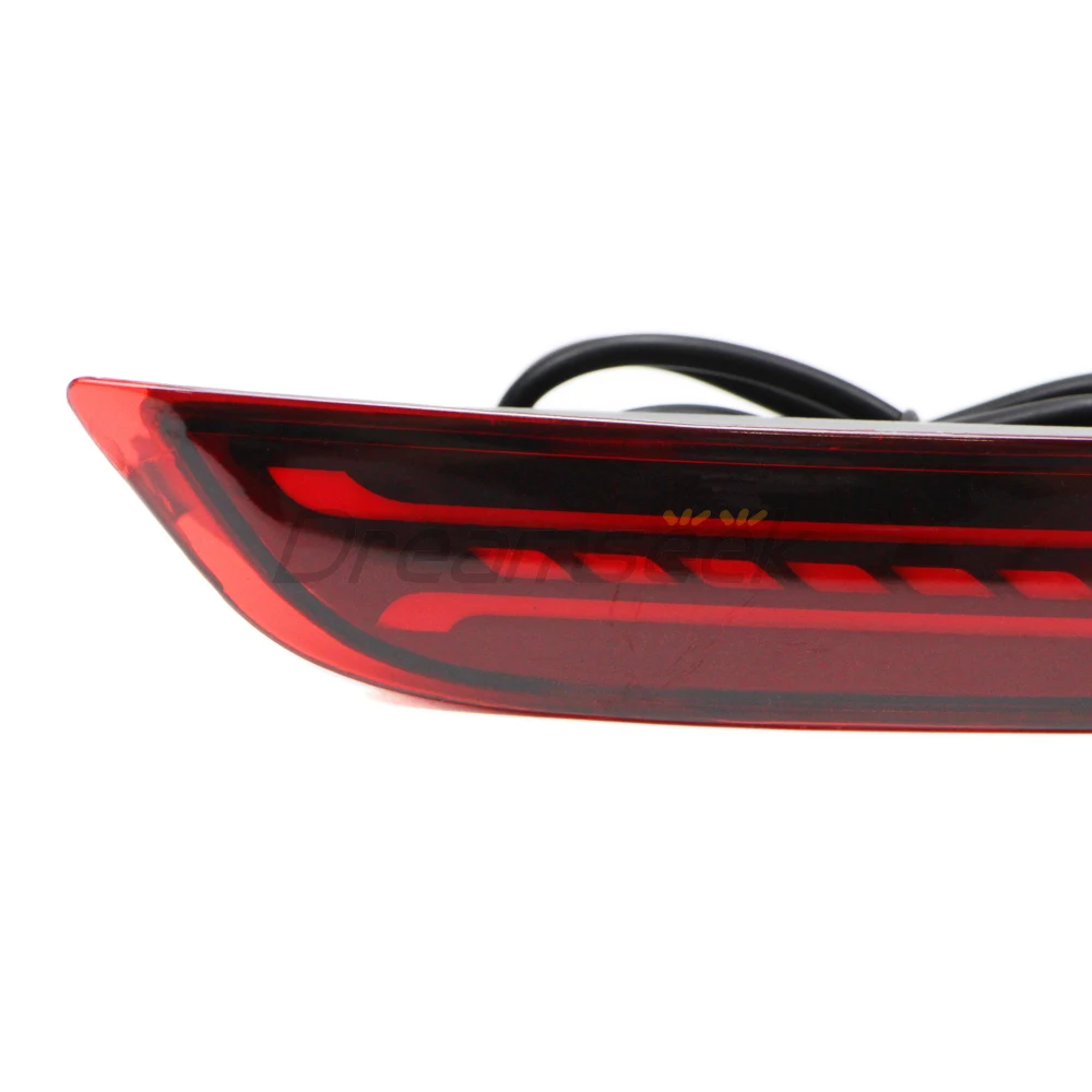 LED Reflector Rear Bumper Tail Light For Toyota Camry XV70 2018 2019 2020 2021 2022 2023 Brake Fog Lamp W/ Dynamic Turn Signal