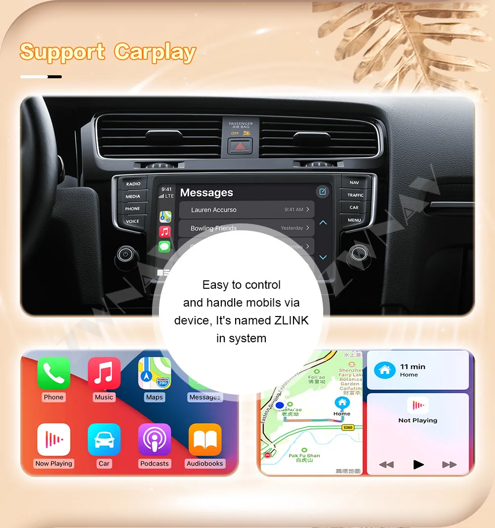 Carplay Radio Receiver For Porsche Cayenne Panamera Macan 2010-2018 Android 10 Car Player Video GPS Unit Auto Audio Stereo