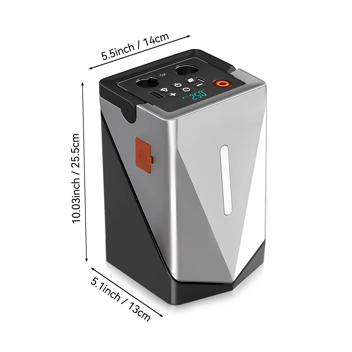 Car Jump Starter 6000A Peak 26800mAh Auto Supercharger Battery Charger Jumper Box with Fast Charger Smart Jumper with LED Screen