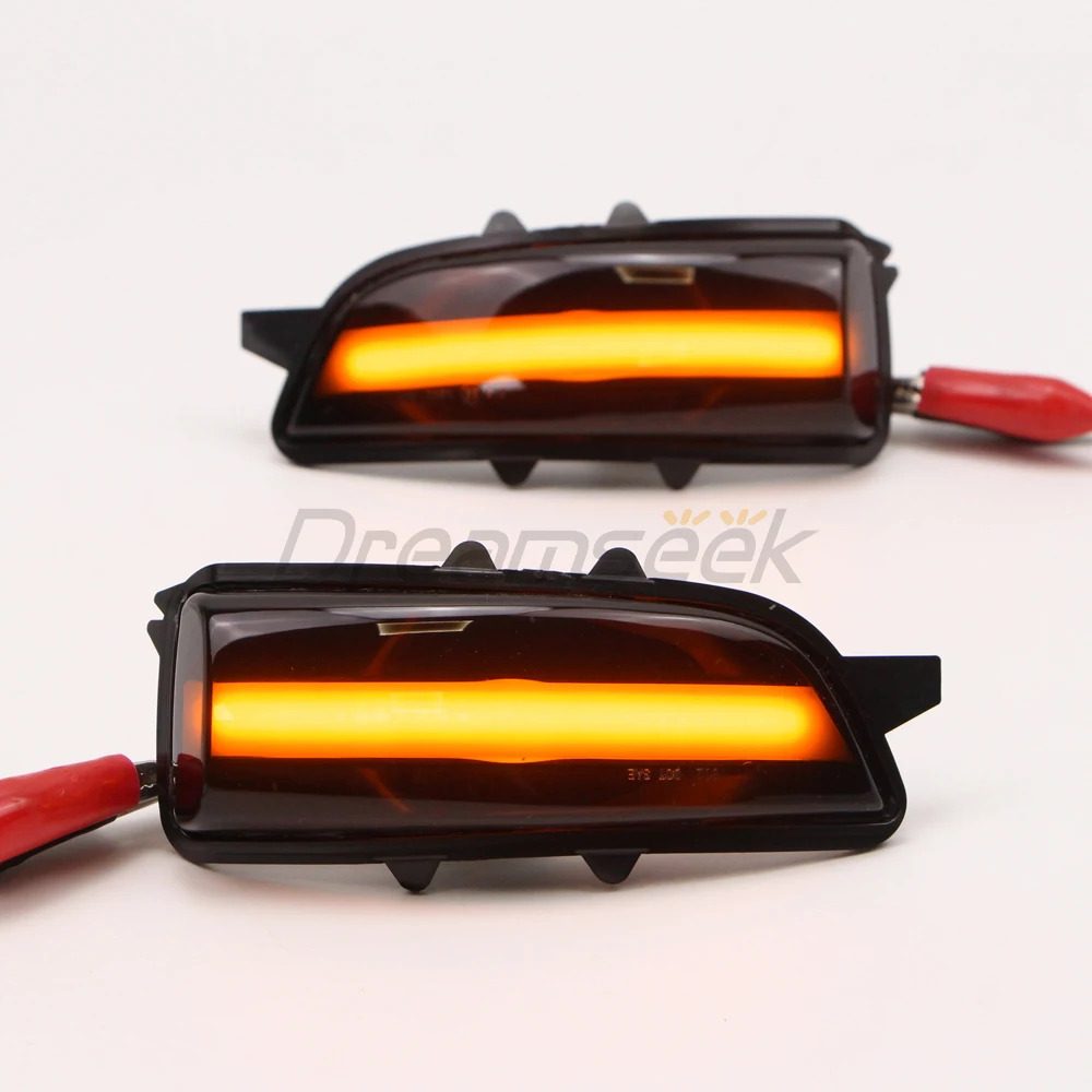 Smoke Lens LED Side View Mirror Dynamic Turn Signal Light for Volvo S80 S40 C30 C70 V40 V50 Sequential Blinker Indicator Lamp