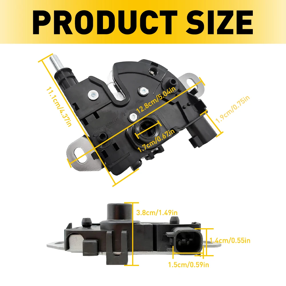 1SET Long Type Rod Bonnet Hood Release Lock Latch Repair Kit For Ford Focus MK2Saloon Hatchback Estate C MAX MK1 MPV with 2Keys