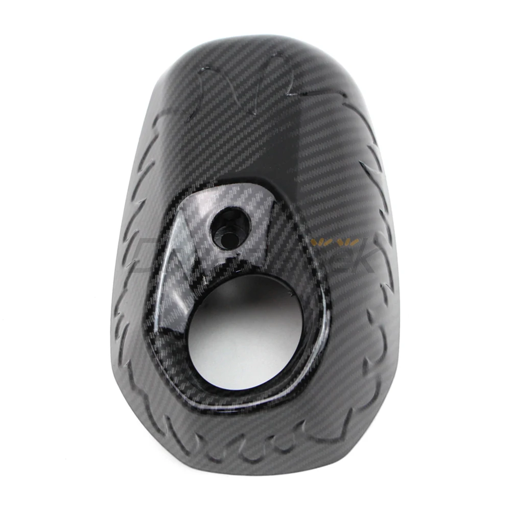 Motorcycle Tail Rear Exhaust Pipe Cover for Yamaha XMAX 125 / XMAX 250 / XMAX 300 2017-2023 Muffler Protector Guard Carbon Style