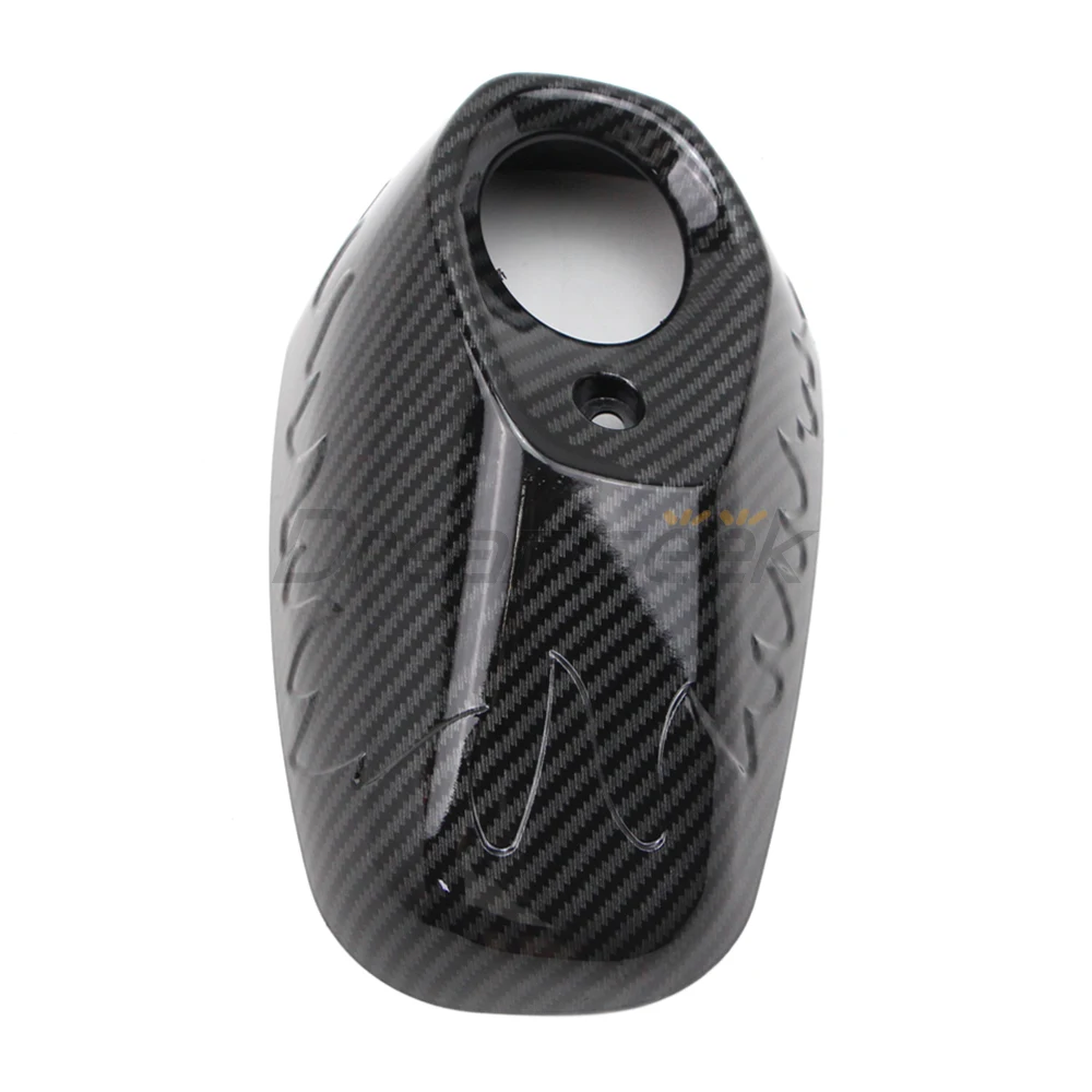 Motorcycle Tail Rear Exhaust Pipe Cover for Yamaha XMAX 125 / XMAX 250 / XMAX 300 2017-2023 Muffler Protector Guard Carbon Style