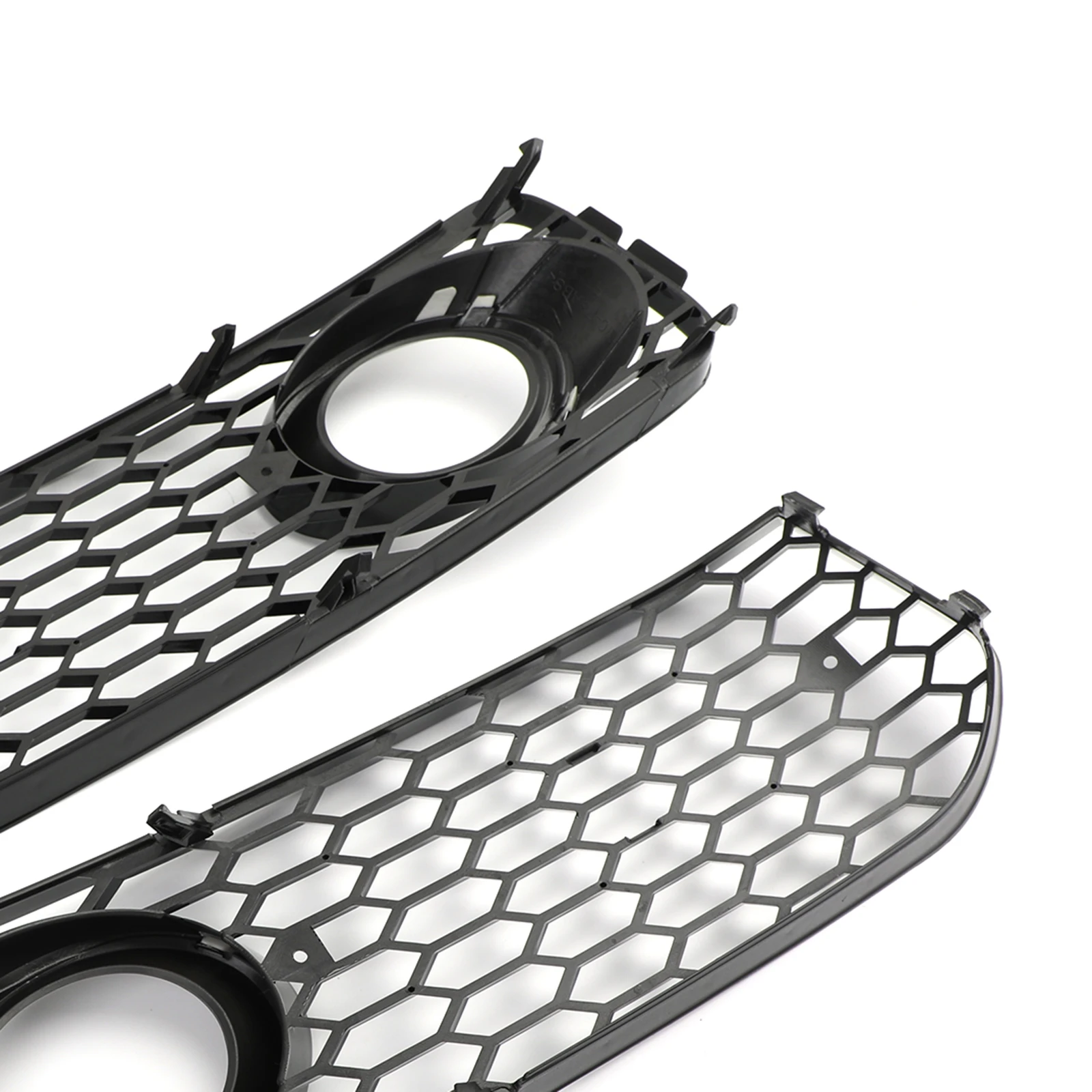 Artudatech 2x Fog Light Grill Grille Black Trim For Audi A5 S-Line S5 B8 RS5 2008-2012