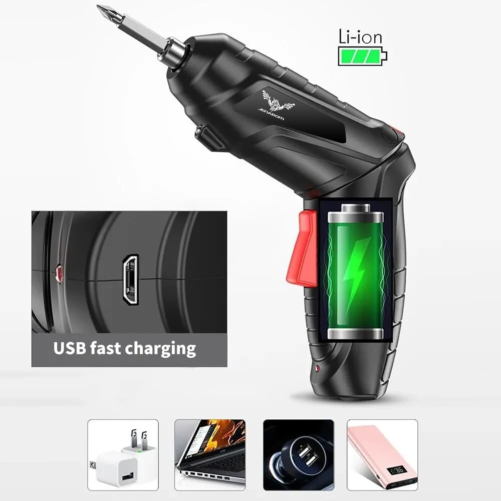 3.6 V Electric Tool Group Lithium Battery Mini Household Electric Drill Household Maintenance And Repair Rope Screwdriver